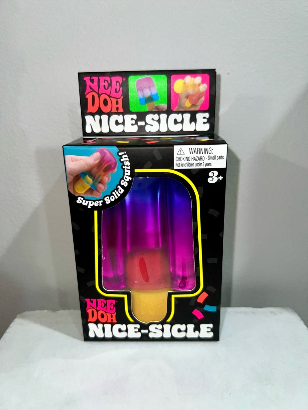 Nee Doh Nice-Sicle Popsicle Stress Toy - Purple & blue